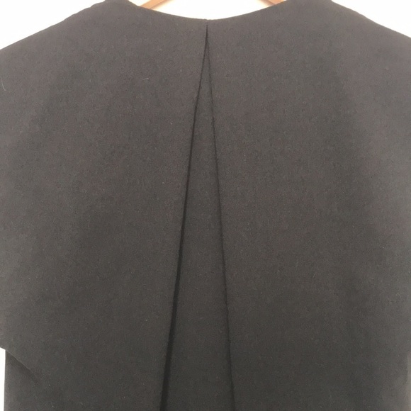 Asos black sleeveless side flap detail midi dress size 2 fits like a medium - Picture 6 of 11